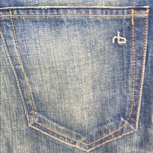 🔨 Rag & Bone Men’s Tailored Workwear Jeans 30x33 👖 Straight Leg Medium Wash 💎 - Picture 8 of 8
